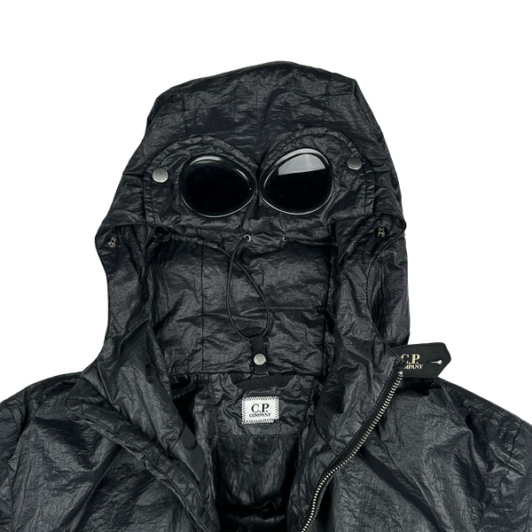 CP Company Black Padded Nylon Goggle Jacket - Large