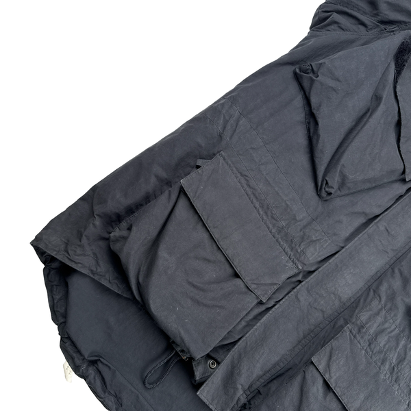 Burberry Black Down Filled 2 In 1 Puffer Multi Pocket Jacket - XL