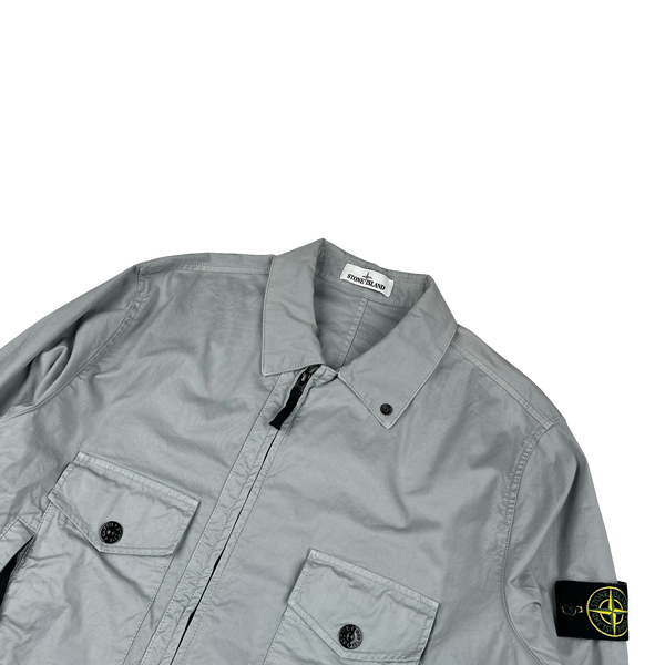 Stone Island 2021 Grey Thick Cotton Jacket - XL