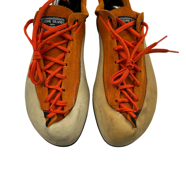 Stone Island Orange Beige Sportiva Rock Climbing Shoes - UK 9