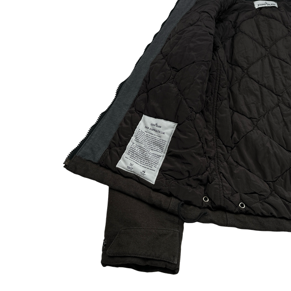 Stone Island 2014 Brown Saia Doppia Faccia Winter Jacket - Small