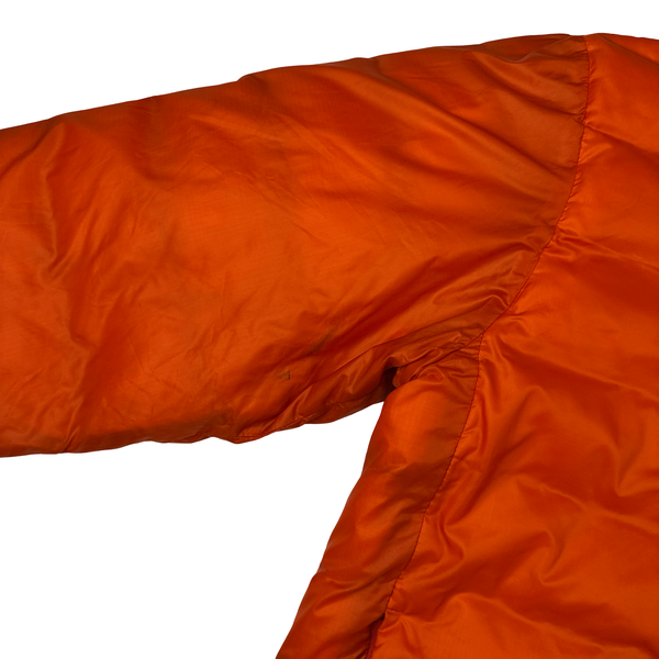 Canada Goose Lodge Down Filled Orange Lightweight Puffer Jacket - Medium