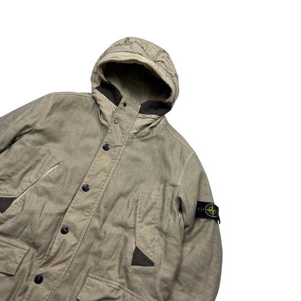 Stone Island 2011 Diagonal Wool Parka Jacket - XL