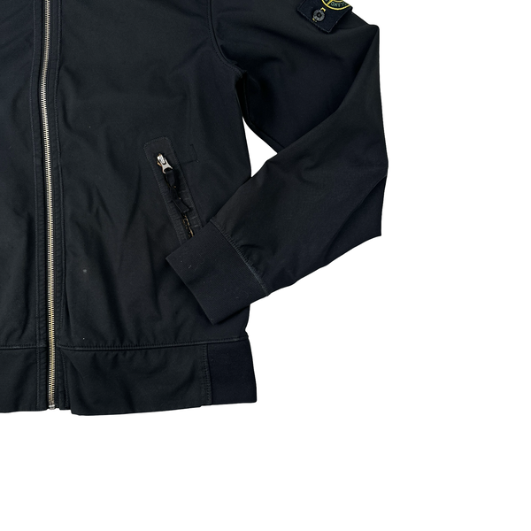Stone Island 2018 Black Light Soft Shell R Jacket - Small