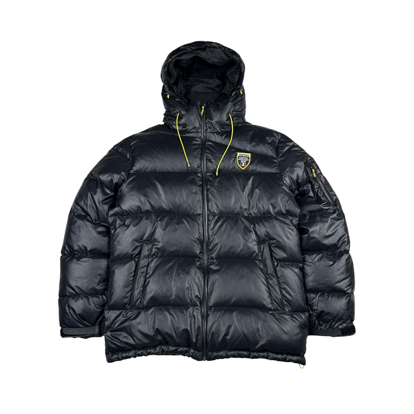 Jean Paul Gaultier Black Chamonix Mont Blanc Down Filled Jacket - Large