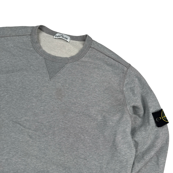 Stone Island 2018 Grey Cotton Crewneck Sweatshirt - XXL