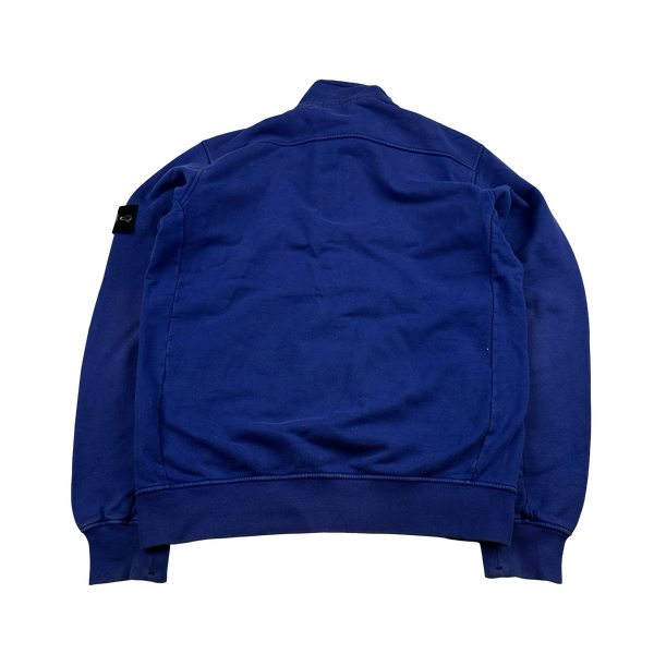 Stone Island 2015 Blue Cotton Zipped Track Top - Large