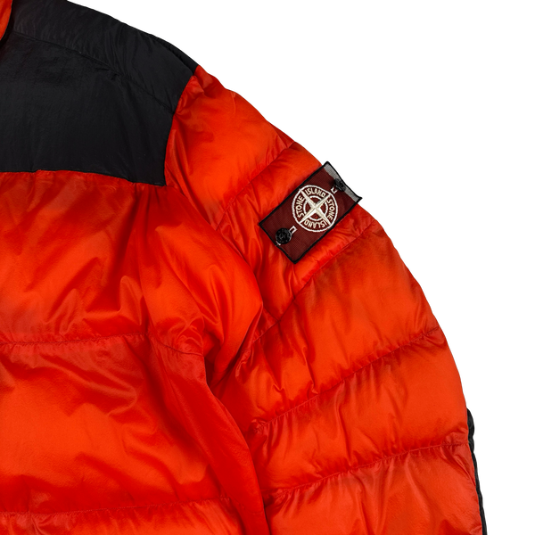Stone Island 2008 Orange Aitor Throup Modular Anatomy Glove Jacket - XXL