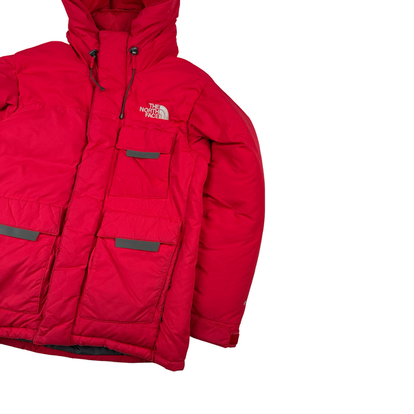 North Face Red Summit Series 700 Down Hooded Puffer Jacket - Medium