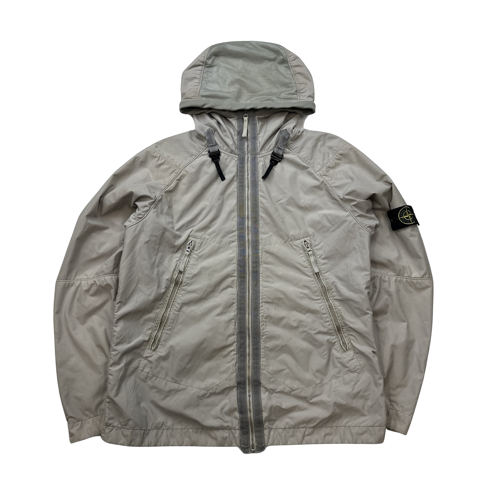 Stone Island 2008 Dusk Pink Spalmatura Jacket XL Mat s Island