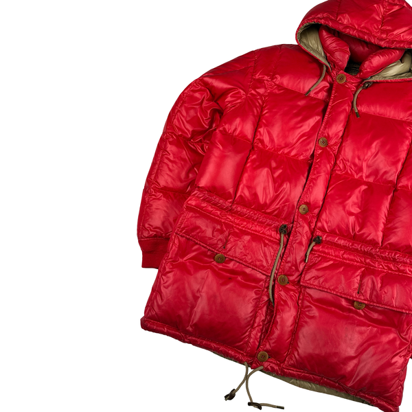 Ralph Lauren Red Down Filled Arctic Jacket - Small