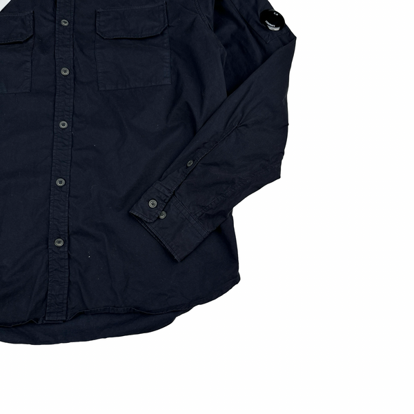CP Company Navy Lens View Buttoned Shirt - Large