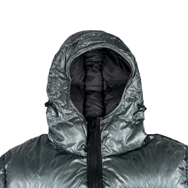 Stone Island 2017 Steel Grey  Pertex Quantum Y Down Puffer Jacket - Medium