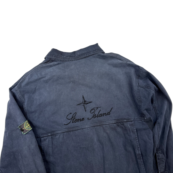 Stone Island Vintage 1992 Spellout Tela Stella Canvas Jacket - XL