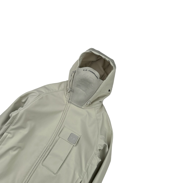 CP Company Metropolis Fleece Lined Soft Shell Mask Jacket - Small