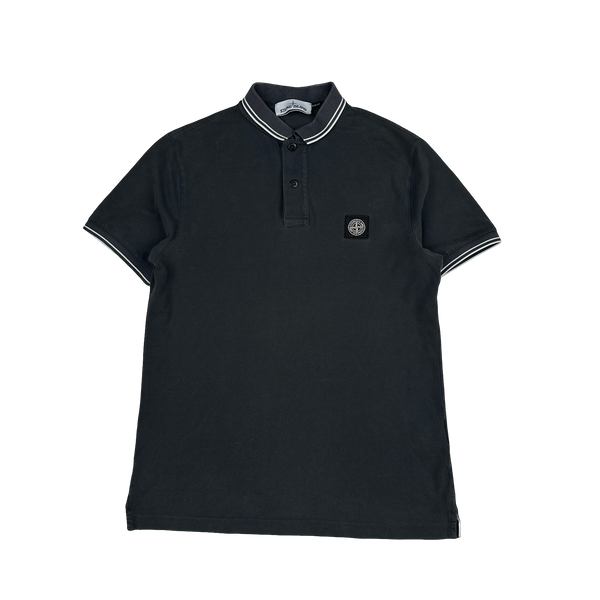 Stone Island 2018 Charcoal Polo Shirt - Medium