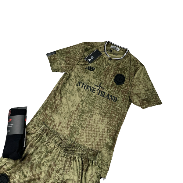 Stone Island x New Balance Camo Recycled Poly Football Kit - Large