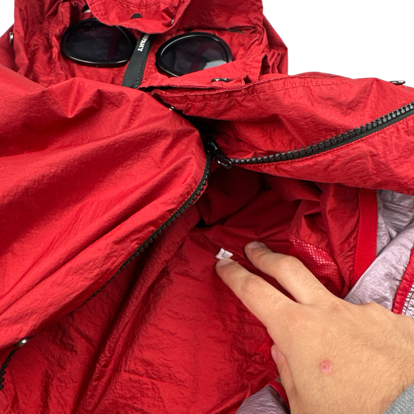 CP Company x Adidas Red Explorer Chrome Goggle Jacket - Large
