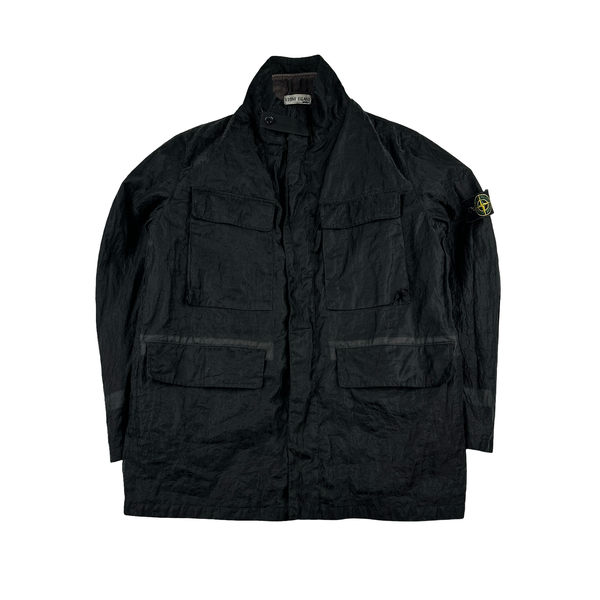 Stone Island 2002 Black Monofilament Duel Layer Mesh Jacket - XL
