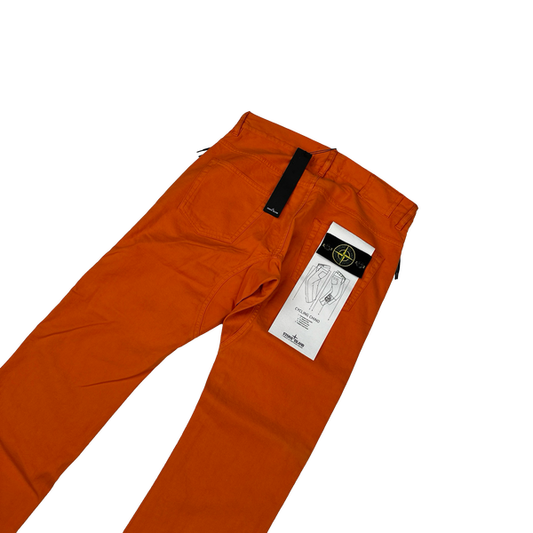 Stone Island 2014 Orange Slim Fit Cycling Chino Trousers - 32