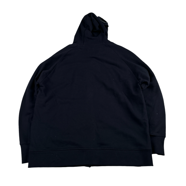 CP Company Navy Goggle Cotton Zip Up Hoodie - 3XL