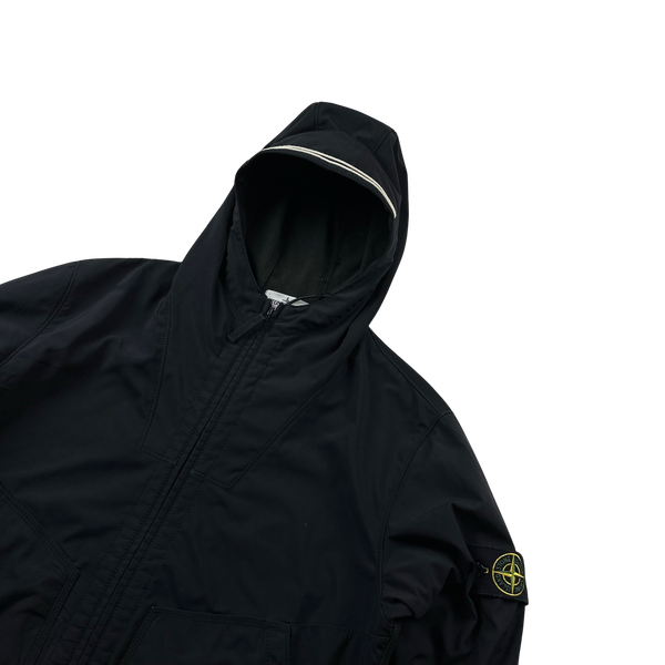 Stone Island 2012 Black Fleece Lined Soft Shell R Jacket - XL