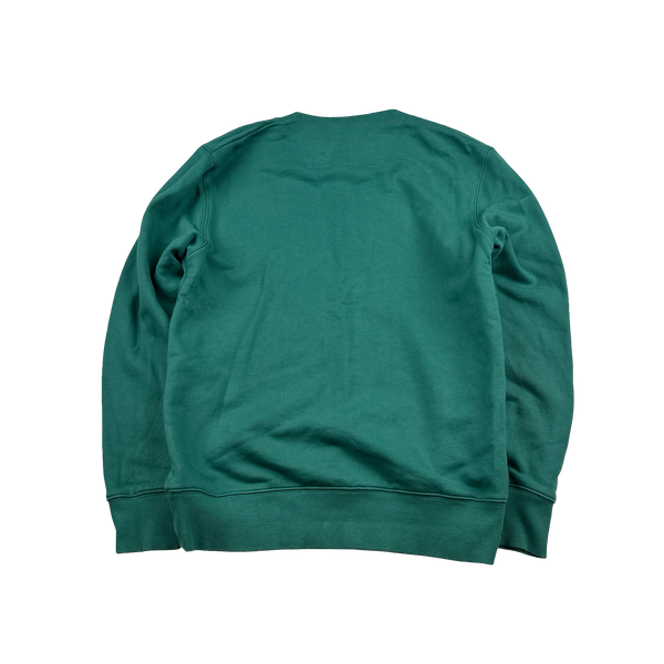CP Company Teal Spellout Crewneck Sweatshirt - Small