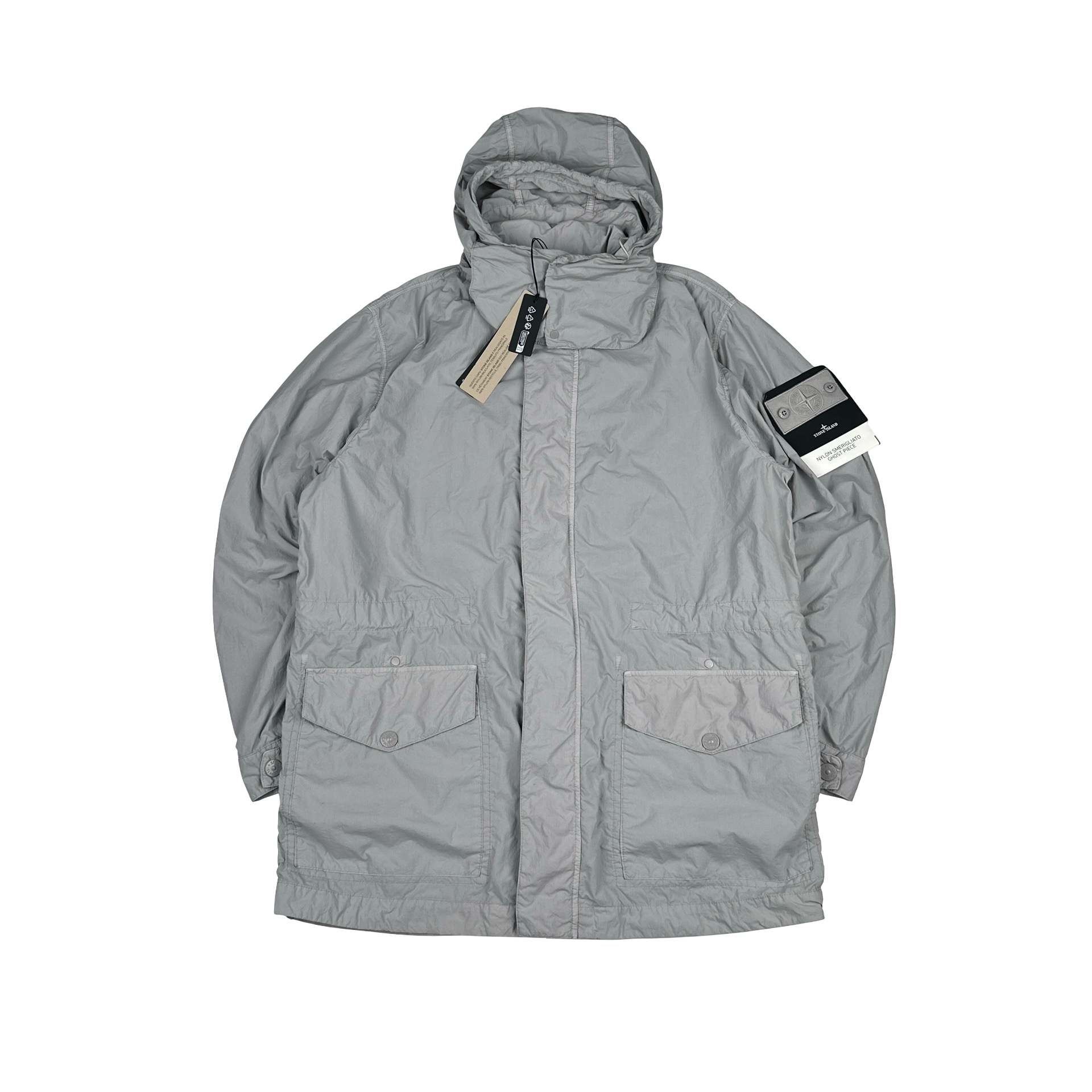 Stone Island 2025 New Season Nylon Smerigliato Ghost Piece