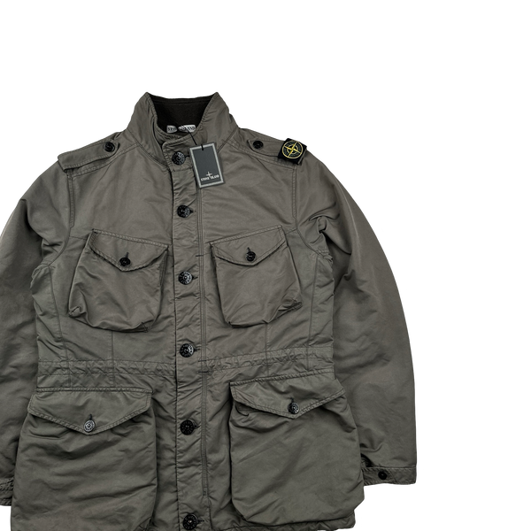 Stone Island 2008 Brown David TC Shoulder Badge Field Jacket - XL