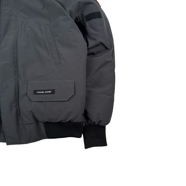 Canada Goose Grey Chilliwack Bomber Parka Jacket - Small