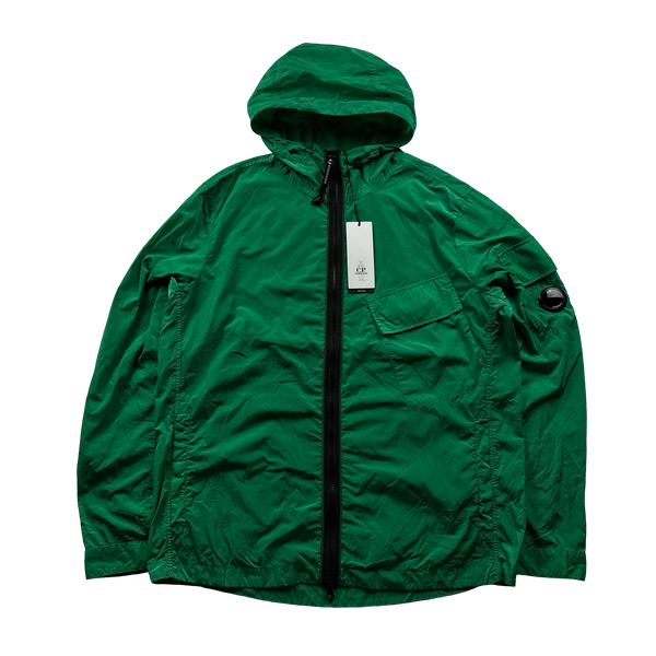 CP Company Green Chrome Hooded Jacket - XL