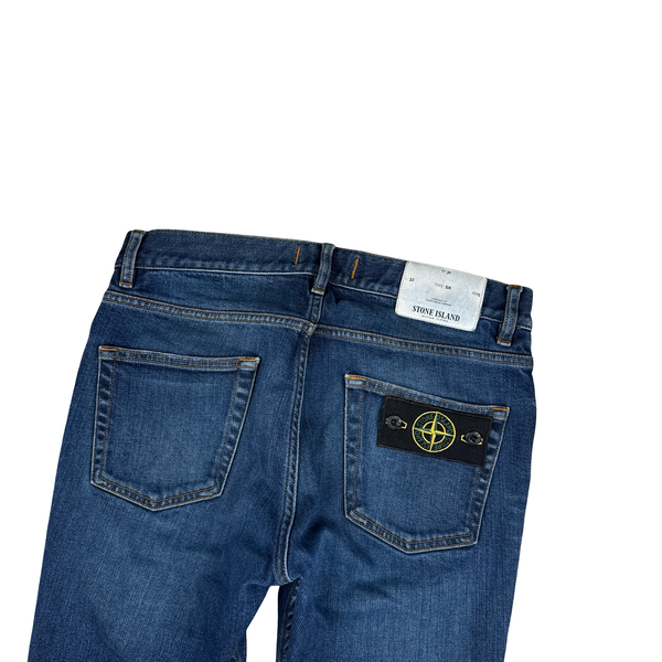 Stone Island 2017 Mid Wash Skinny Fit Denim Jeans - 30"
