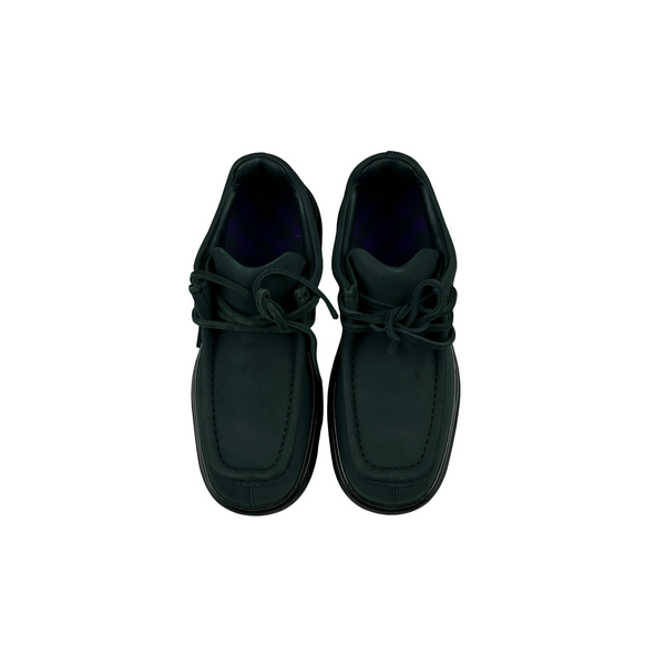 Burberry Vine EKD Leather Boat Shoes - UK 10