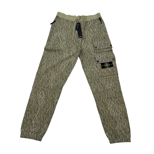 Stone Island 2021 Rain Camo Cargo Joggers - Medium