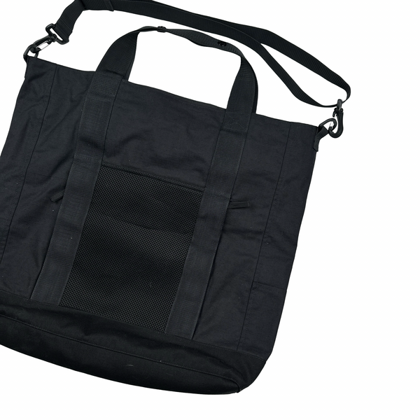 Stone Island 2022 Nylon Black Tote Backpack