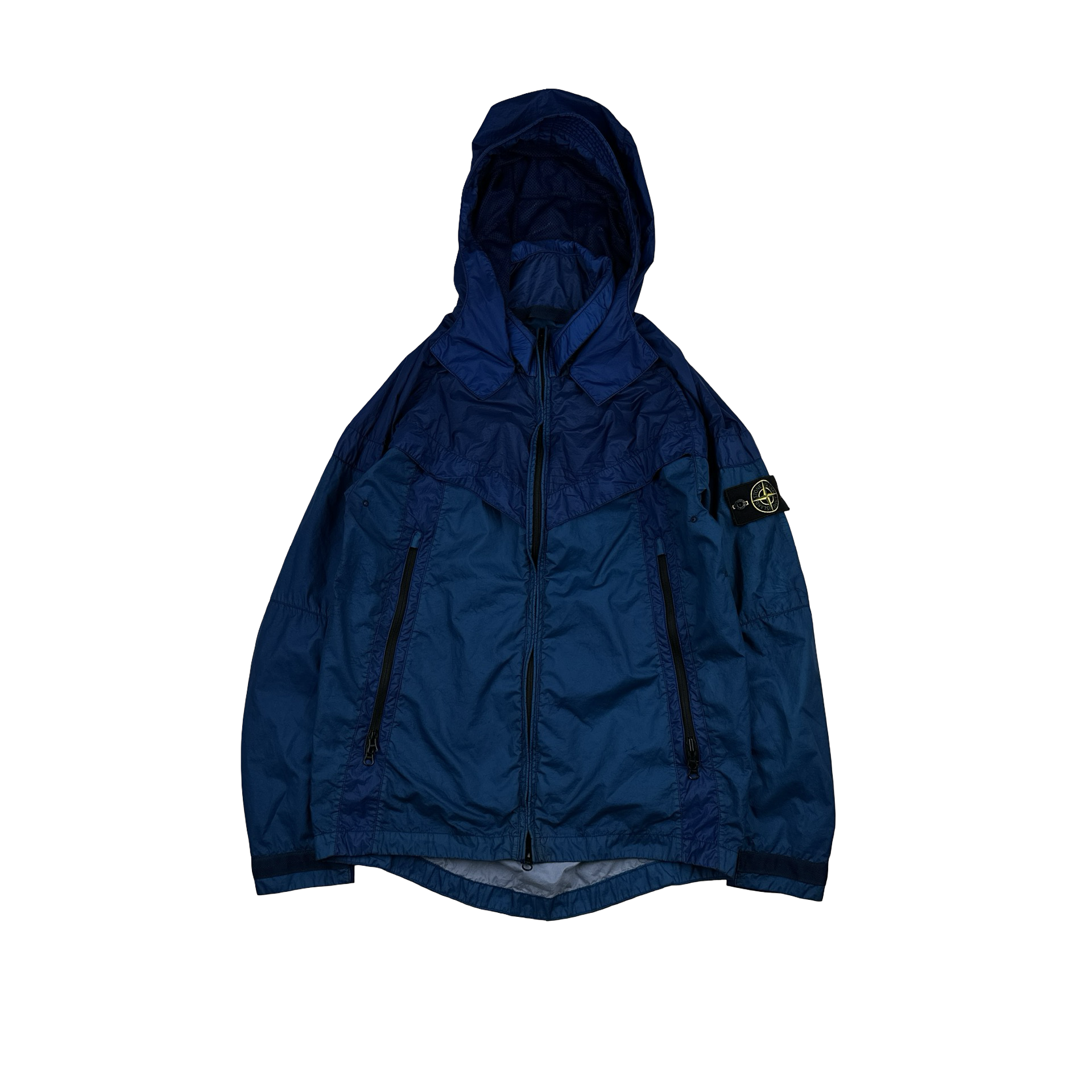 Stone Island x Nike Blue Hyperlight Membrana Windrunner Jacket 
