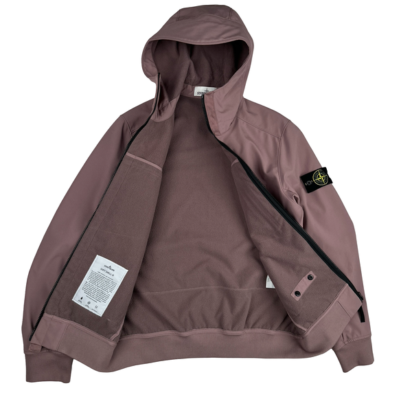 Stone Island 2018 Dusty Rose Soft Shell R Jacket - Medium