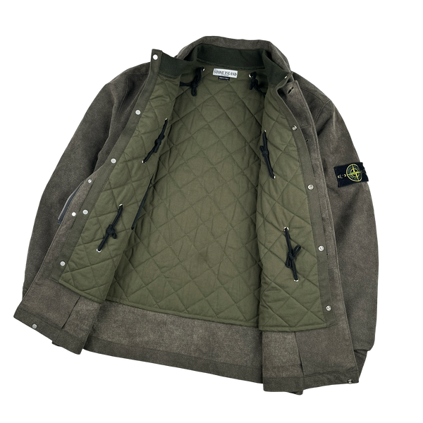 Stone Island 2003 Vintage Paul Harvey Moleskin Jacket - Large