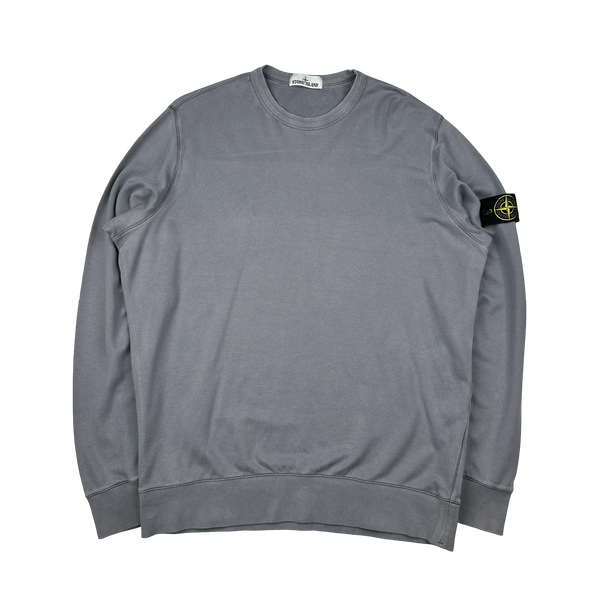 Stone Island 2018 Grey Cotton Lightweight Knit Jumper - 3XL