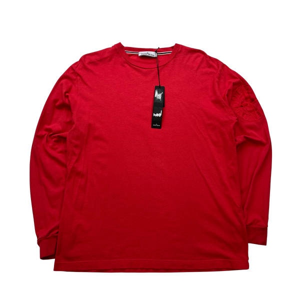 Stone Island 2022 Embroidered Compass Logo Longsleeve - Large