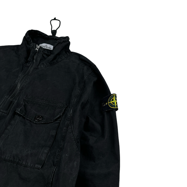 Stone Island 2020 Black Smock Pullover - Small