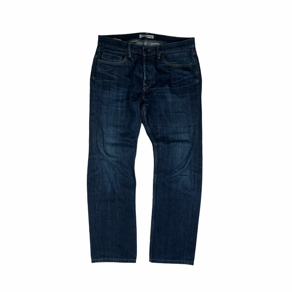 Stone Island 2010 Regular Fit Dark Blue Denim Jeans - Large