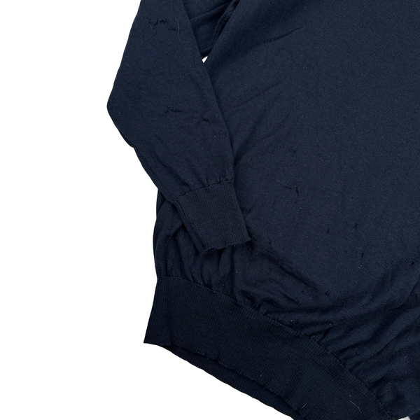 Stone Island 2019 Navy Roll Neck Knit Jumper - Large