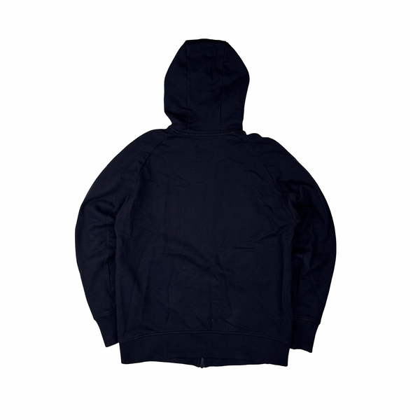 CP Company Navy Cotton Goggle Hoodie - Medium