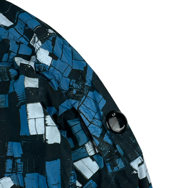 CP Company 50 Fili Patterned Camo Hooded Jacket - Large