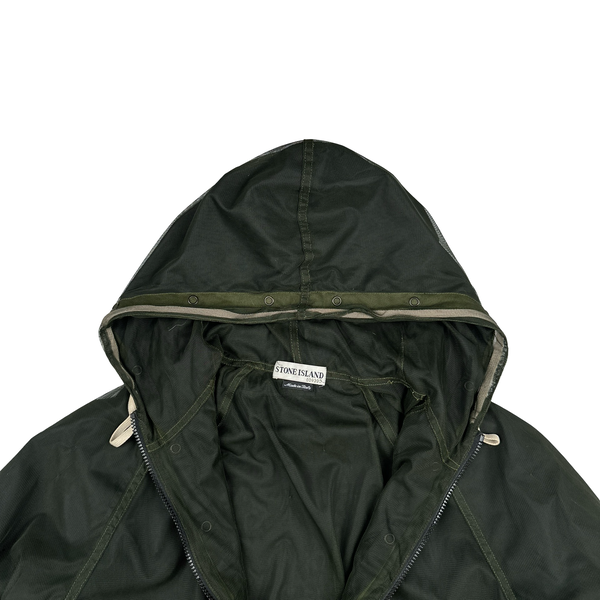 Stone Island 2003 Interliner Mesh Hooded Jacket - Large