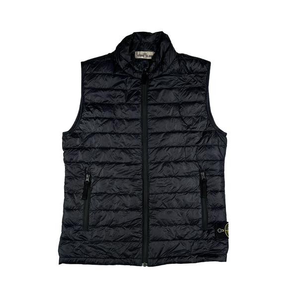 Stone Island 2013 Navy Micro Yarn Down Packable Gilet - Small