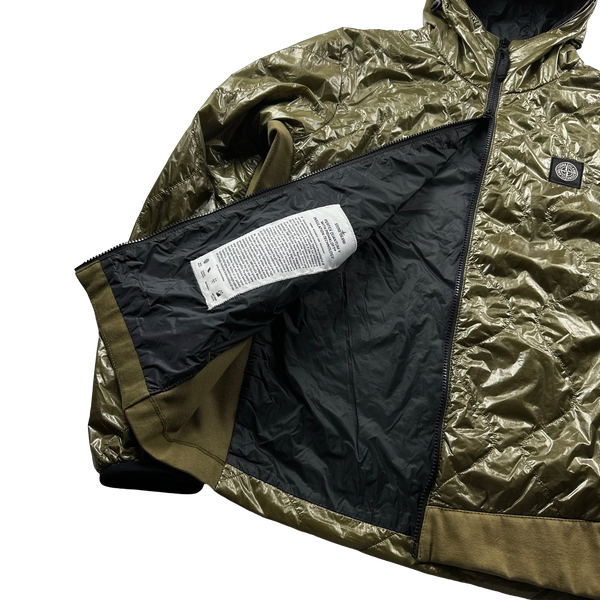 Stone Island 2017 Khaki Pertex Quilted Quantum Primaloft Hooded