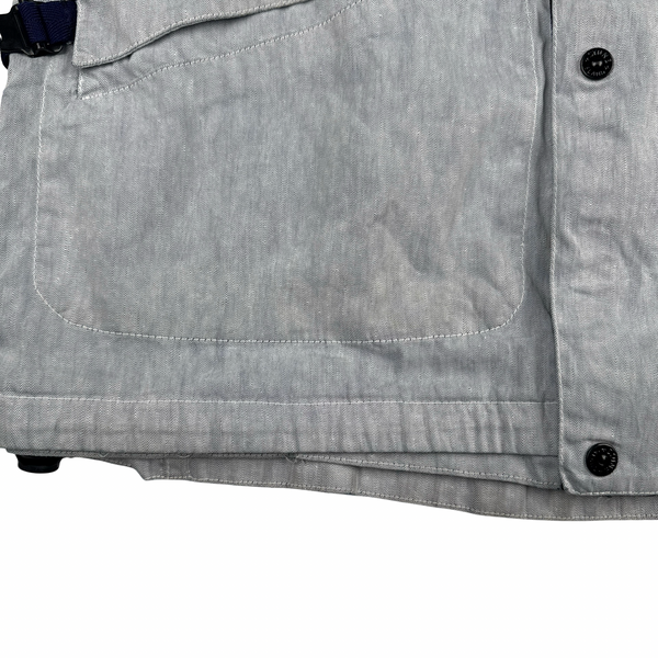 Stone Island 2011 Blue Lino Zipped Jacket - XL