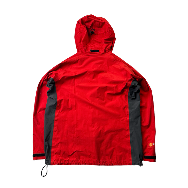 RAB Event Red Colour Block Zipped Waterproof Raincoat - Large